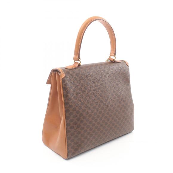 CELINE Macadam Handbag Leather Brown - Picture 2 of 10